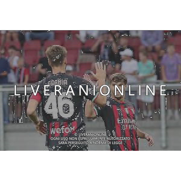 KLAGENFURT (AUSTRIA) 27-07-22 FOTO AG. ALDO LIVERANI AMICHEVOLE RZ PELLETS WAC -MILAN NELLA FOTO: ESULTANZA DEL MILAN ©AGENZIA ALDO LIVERANI SAS