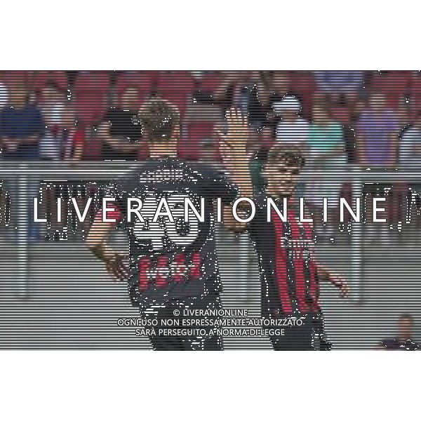KLAGENFURT (AUSTRIA) 27-07-22 FOTO AG. ALDO LIVERANI AMICHEVOLE RZ PELLETS WAC -MILAN NELLA FOTO: ESULTANZA MILAN ©AGENZIA ALDO LIVERANI SAS