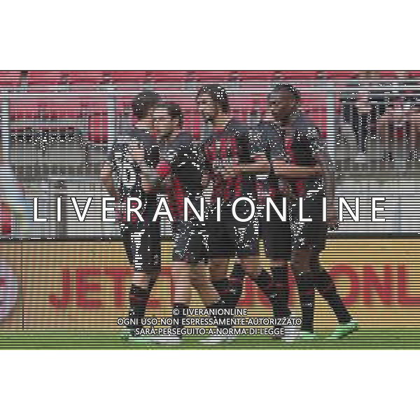 KLAGENFURT (AUSTRIA) 27-07-22 FOTO AG. ALDO LIVERANI AMICHEVOLE RZ PELLETS WAC -MILAN NELLA FOTO: ESULTANZA DEL MILAN ©AGENZIA ALDO LIVERANI SAS