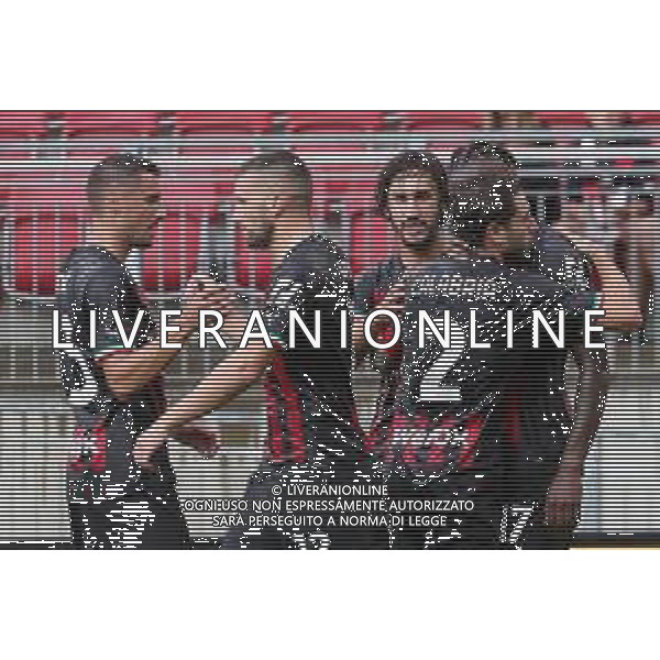 KLAGENFURT (AUSTRIA) 27-07-22 FOTO AG. ALDO LIVERANI AMICHEVOLE RZ PELLETS WAC -MILAN NELLA FOTO: ESULTANZA DEL MILAN ©AGENZIA ALDO LIVERANI SAS