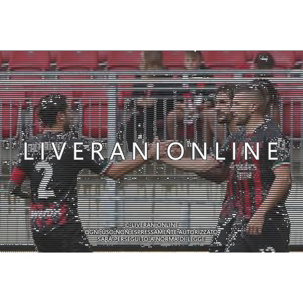 KLAGENFURT (AUSTRIA) 27-07-22 FOTO AG. ALDO LIVERANI AMICHEVOLE RZ PELLETS WAC -MILAN NELLA FOTO: ESULTANZA DEL MILAN ©AGENZIA ALDO LIVERANI SAS