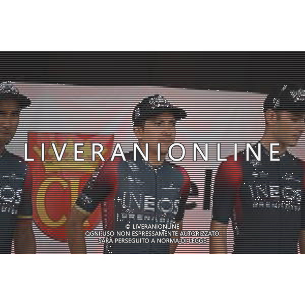 29-07-2022 Presentazione Squadre Tour De Pologne 2022; 2022, Ineos - Grenadiers; Carapaz Antonio, Richard Antonio; Kielce; ©SIROTTI/AGENZIA ALDO LIVERANI SAS