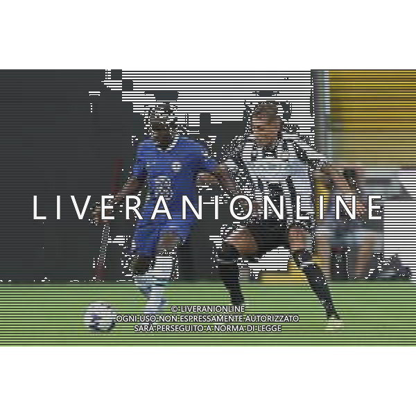 UDINESE - CHELSEA AMICHEVOLE PRECAMPIONATO 29.07.2022 NELLA FOTO N\'GOLO KANTE\' E ROBERTO PEREYRA © AGENZIA ALDO LIVERANI SAS