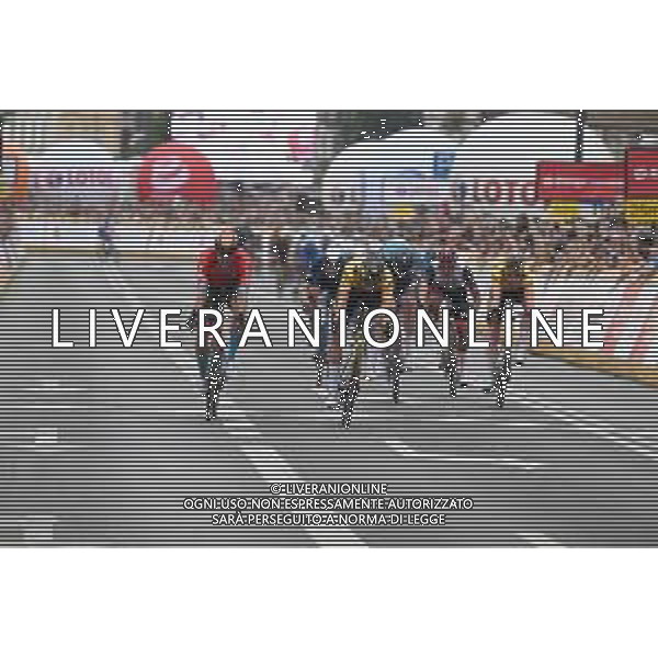 30-07-2022 Tour De Pologne; Tappa 01 Kielce - Lublin; 2022, Jumbo - Visma; 2022, Bahrain - Victorious; Kooij, Olav; Bauhaus, Phil; Lublin; ©SIROTTI/ AGENZIA ALDO LIVERANI SAS