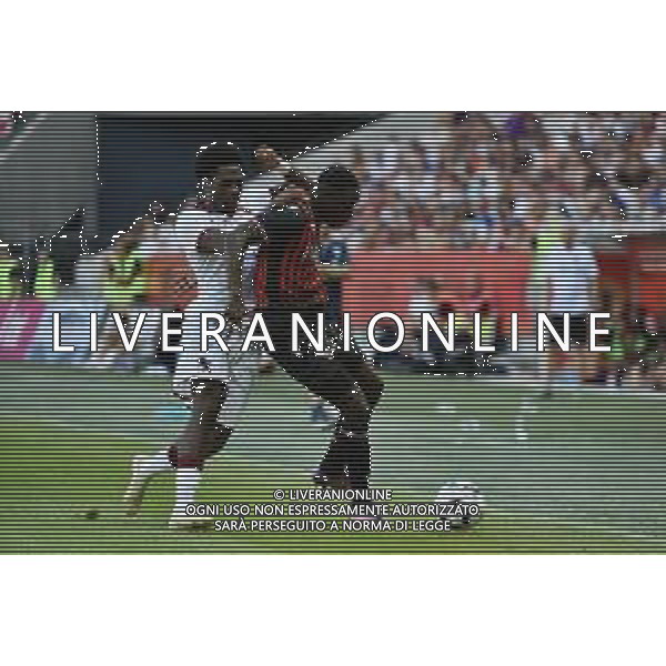 Ola Aina (Torino) e Antoine Mendy (OGC Nizza) OGC Nizza vs Torino Nizza (FRA) 30-07-2022 Stadio Allianz Riviera amichevole precampionato foto Roberto Garavaglia/ag. Aldo Liverani sas / AGENZIA ALDO LIVERANI SAS