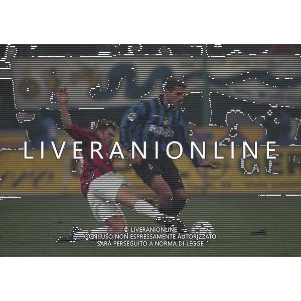 22-11-1997 MILANO CAMPIONATO DI CALCIO SERIE A INTER-MILAN 2-2 NELLA FOTO ZVONIMIR BOBAN E ZE ELIAS AG ALDO LIVERANI SAS