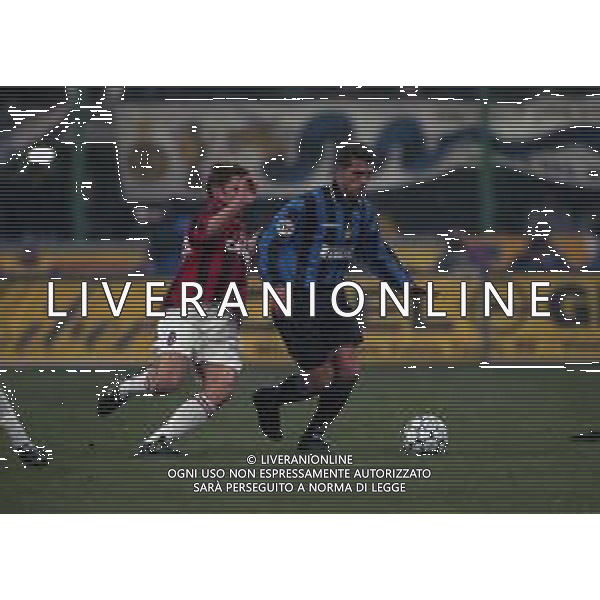 22-11-1997 MILANO CAMPIONATO DI CALCIO SERIE A INTER-MILAN 2-2 NELLA FOTO ZE ELIAS E ZVONIMIR BOBAN AG ALDO LIVERANI SAS