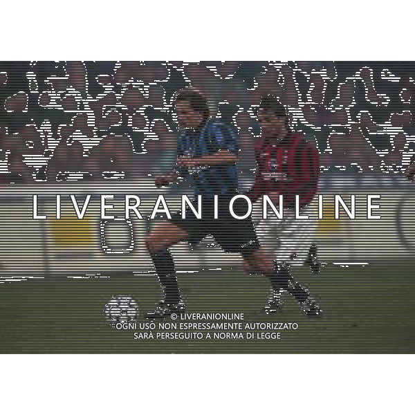 22-11-1997 MILANO CAMPIONATO DI CALCIO SERIE A INTER-MILAN 2-2 NELLA FOTO BENOIT CAUET-LEONARDO AG ALDO LIVERANI SAS