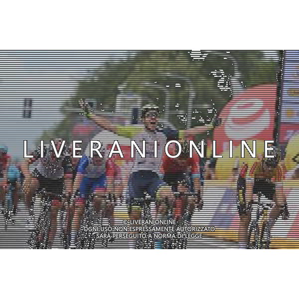 31-07-2022 Tour De Pologne; Tappa 02 Chelm - Zamosc; 2022, Intermarche - Wanty Gobert; 2022, Uae Emirates; 2022, Bahrain - Victorious; 2022, Jumbo - Visma; 2022, Groupama - Fdj; Thijssen, Gerben; Ackermann, Pascal; Milan, Jonathan; Kooij, Olav; Demare, Arnaud; Zamosc; ©SIROTTI/AGENZIA ALDO LIVERANI SAS