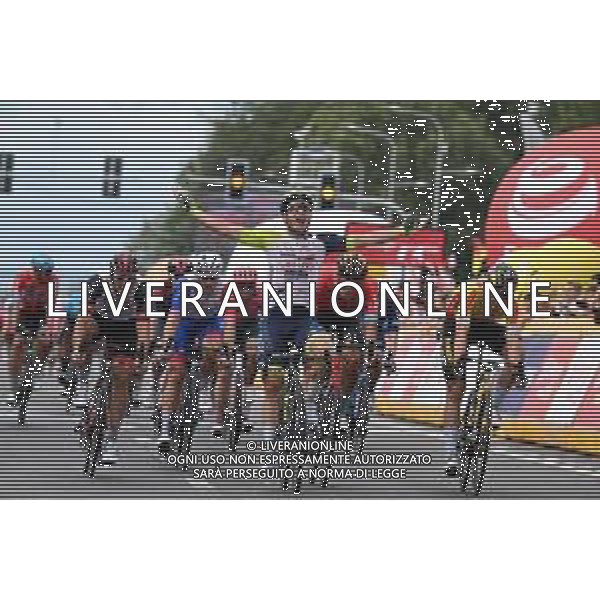 31-07-2022 Tour De Pologne; Tappa 02 Chelm - Zamosc; 2022, Intermarche - Wanty Gobert; 2022, Uae Emirates; 2022, Bahrain - Victorious; 2022, Jumbo - Visma; 2022, Groupama - Fdj; Thijssen, Gerben; Ackermann, Pascal; Milan, Jonathan; Kooij, Olav; Demare, Arnaud; Zamosc; ©SIROTTI/AGENZIA ALDO LIVERANI SAS