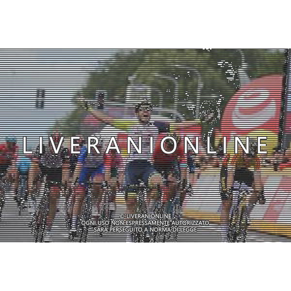 31-07-2022 Tour De Pologne; Tappa 02 Chelm - Zamosc; 2022, Intermarche - Wanty Gobert; 2022, Uae Emirates; 2022, Bahrain - Victorious; 2022, Jumbo - Visma; 2022, Groupama - Fdj; Thijssen, Gerben; Ackermann, Pascal; Milan, Jonathan; Kooij, Olav; Demare, Arnaud; Zamosc; ©SIROTTI/AGENZIA ALDO LIVERANI SAS