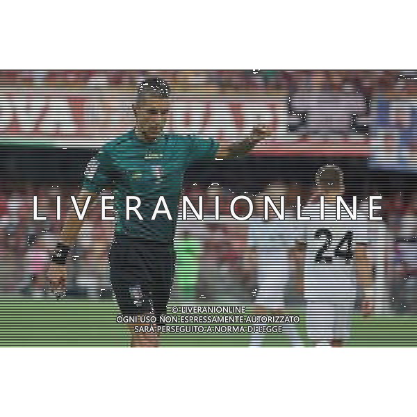 TRIANGOLARE SALERNITANA-REGGINA-ADANA DEMIRSPOR \'TROFEO IERVOLINO\' SALERNO 30.07.2022 NELLA FOTO ARBITRO MARINELLI LIVIO ©GARREFFA/AGENZIA ALDO LIVERANI SAS