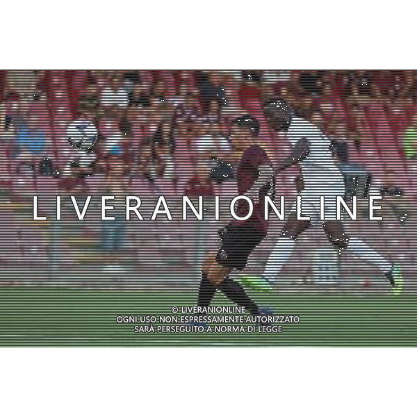 TRIANGOLARE SALERNITANA-REGGINA-ADANA DEMIRSPOR \'TROFEO IERVOLINO\' SALERNO 30.07.2022 NELLA FOTO MARIO BALOTELLI (ADANA) CON MICHELE CAMPORESE ©GARREFFA/AGENZIA ALDO LIVERANI SAS