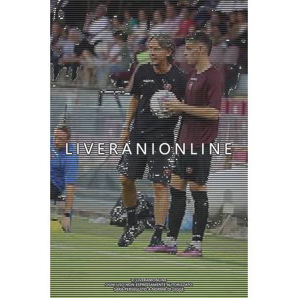 TRIANGOLARE SALERNITANA-REGGINA-ADANA DEMIRSPOR \'TROFEO IERVOLINO\' SALERNO 30.07.2022 NELLA FOTO FILIPPO INZAGHI ALLENATORE DELLA REGGINA CON NICCOLO\' PIEROZZI ©GARREFFA/AGENZIA ALDO LIVERANI SAS