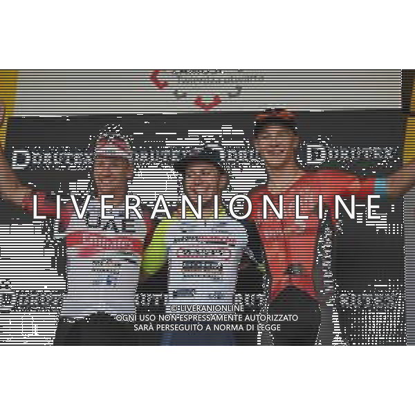 31-07-2022 Tour De Pologne; Tappa 02 Chelm - Zamosc; 2022, Intermarche - Wanty Gobert; 2022, Uae Emirates; 2022, Bahrain - Victorious; Thijssen, Gerben; Ackermann, Pascal; Milan, Jonathan; Zamosc; ©SIROTTI/AGENZIA ALDO LIVERANI SAS