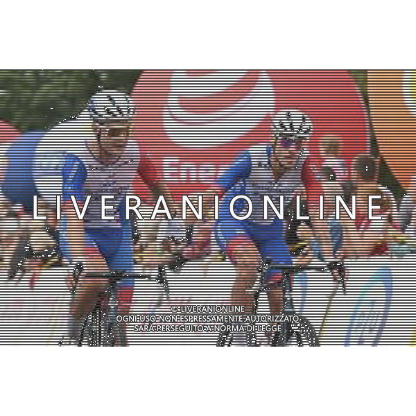 31-07-2022 Tour De Pologne; Tappa 02 Chelm - Zamosc; 2022, Groupama - Fdj; Welten, Bram; Guarnieri, Jacopo; Zamosc; ©SIROTTI/AGENZIA ALDO LIVERANI SAS