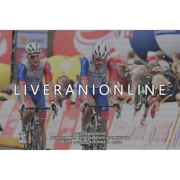 31-07-2022 Tour De Pologne; Tappa 02 Chelm - Zamosc; 2022, Groupama - Fdj; Welten, Bram; Guarnieri, Jacopo; Zamosc; ©SIROTTI/AGENZIA ALDO LIVERANI SAS