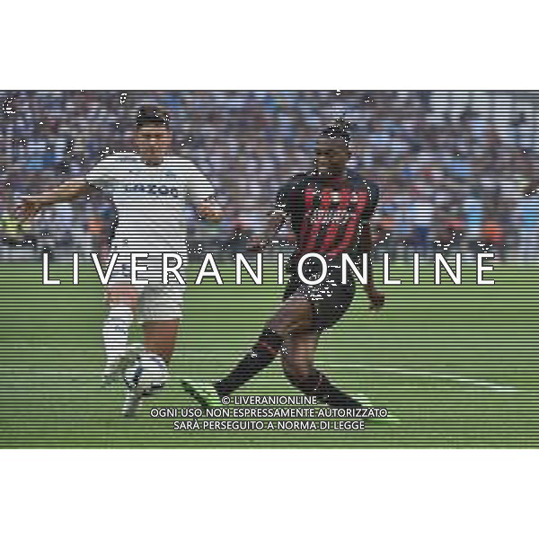 Rafael Leao (Milan) e Leonardo Balerdi (Olympique Marsiglia) Olympique Marsiglia vs Milan Marsiglia (FRA) 31-07-2022 Stadio Orange Velodrome amichevole precampionato foto Roberto Garavaglia/ag. Aldo Liverani sas