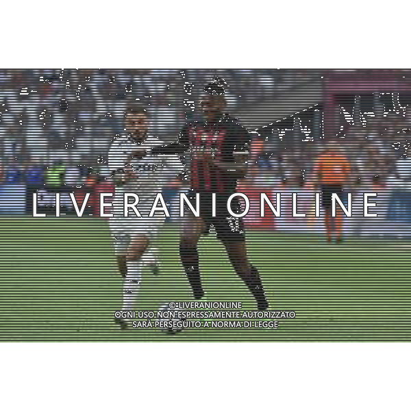 Rafael Leao (Milan) e Jonathan Clauss (Olympique Marsiglia) Olympique Marsiglia vs Milan Marsiglia (FRA) 31-07-2022 Stadio Orange Velodrome amichevole precampionato foto Roberto Garavaglia/ag. Aldo Liverani sas