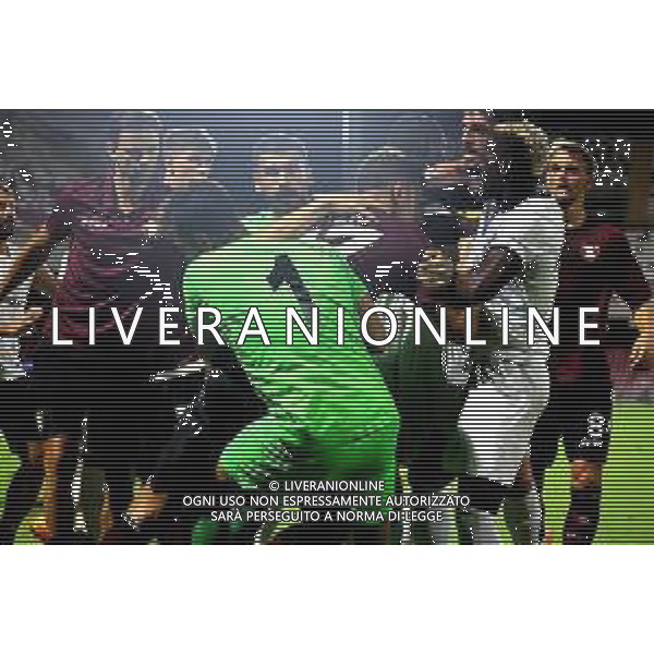 TRIANGOLARE SALERNITANA-REGGINA-ADANA DEMIRSPOR \'TROFEO IERVOLINO\' SALERNO 30.07.2022 NELLA FOTO RISSA TRA I GIOCATORI DELLA SALERNITANA E ADANA ©GARREFFA/AGENZIA ALDO LIVERANI SAS