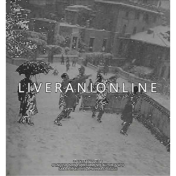 09-02-1956 ROMA SOTTO LA NEVE NELLA FOTO ROMA SOTTO LA NEVE AG ALDO LIVERANI SAS