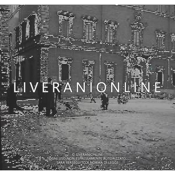 09-02-1956 ROMA SOTTO LA NEVE NELLA FOTO ROMA SOTTO LA NEVE AG ALDO LIVERANI SAS