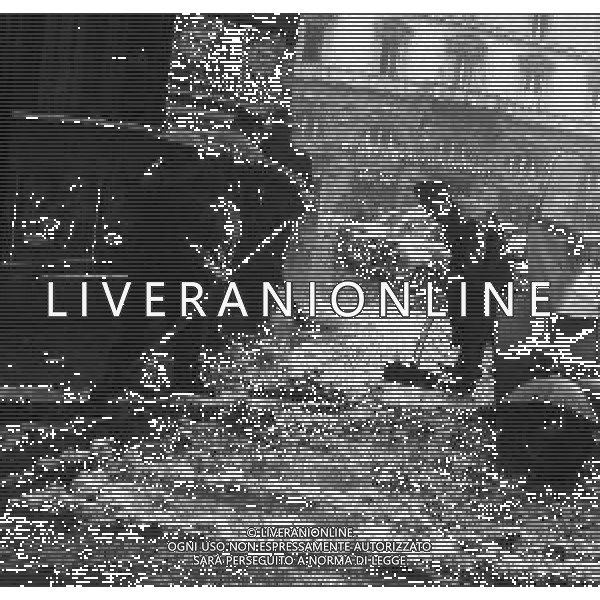 09-02-1956 ROMA SOTTO LA NEVE NELLA FOTO ROMA SOTTO LA NEVE AG ALDO LIVERANI SAS