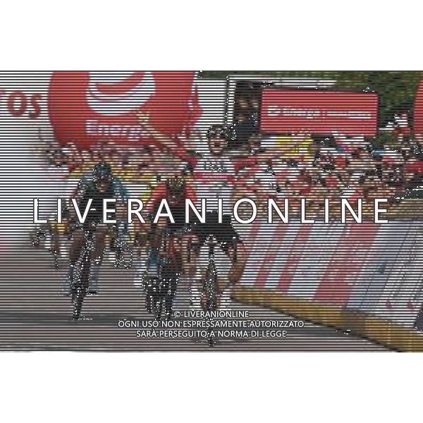 02-08-2022 Tour De Pologne; Tappa 04 Lesko - Sanok; 2022, Uae Emirates; 2022, Bora - Hansgrohe; Ackermann, Pascal; Meeus, Jordi; Milan, Jonathan; Sanok; ©SIROTTI/AGENZIA ALDO LIVERANI SAS