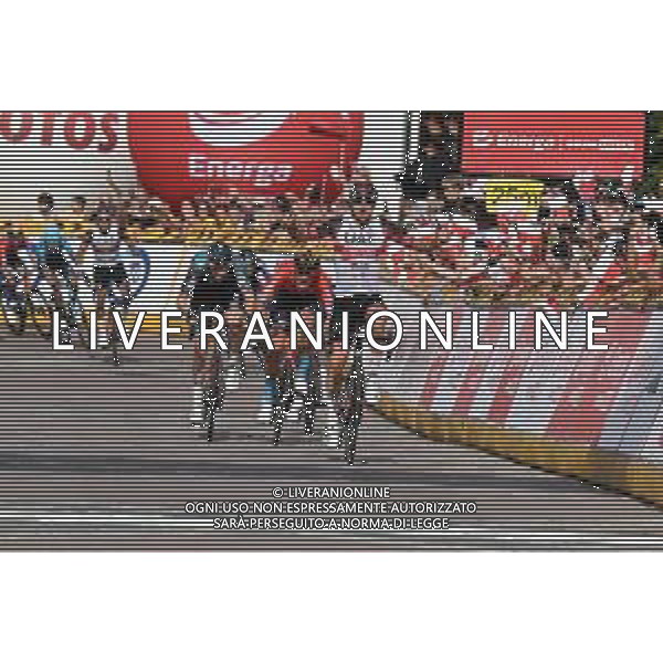 02-08-2022 Tour De Pologne; Tappa 04 Lesko - Sanok; 2022, Uae Emirates; 2022, Bora - Hansgrohe; Ackermann, Pascal; Meeus, Jordi; Milan, Jonathan; Sanok; ©SIROTTI/AGENZIA ALDO LIVERANI SAS