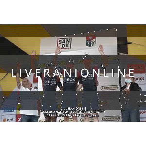 02-08-2022 Tour De Pologne; Tappa 04 Lesko - Sanok; 2022, Ineos - Grenadiers; Narvaez, Jhonnatan; Viviani, Elia; Puccio, Salvatore; Lang, Czeslaw; Lang, Agata; Sanok; ©SIROTTI/AGENZIA ALDO LIVERANI SAS