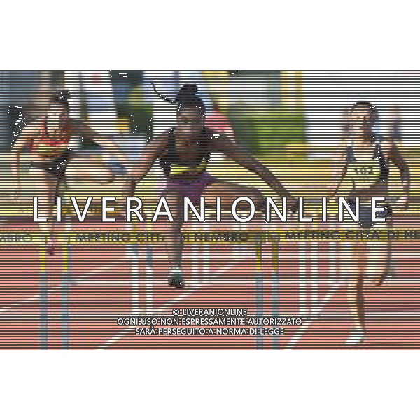 © TVRG Meeting atletica Nembro nella foto Chanel Brissett (USA) 25mo Meeting Internazionale di atletica leggera "Citta\' di Nembro" Nembro (BG) 02-08-2022 centro sportivo Saletti foto Roberto Garavaglia/ag. Aldo Liverani sas /AGENZIA ALDO LIVERANI SAS