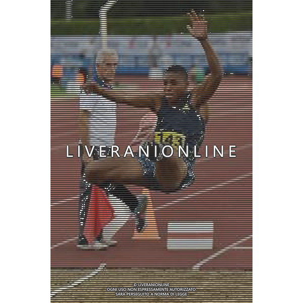 © TVRG Meeting atletica Nembro nella foto Jose\' Mandros Martinez (PER) 25mo Meeting Internazionale di atletica leggera "Citta\' di Nembro" Nembro (BG) 02-08-2022 centro sportivo Saletti foto Roberto Garavaglia/ag. Aldo Liverani sas /AGENZIA ALDO LIVERANI SAS