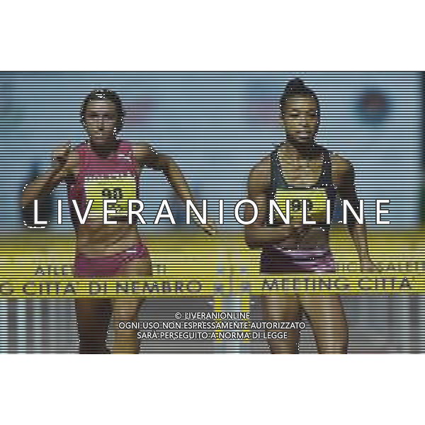 © TVRG Meeting atletica Nembro nella foto Luminosa Bogliolo (ITA) SX e Chanel Brissett (USA) DX 25mo Meeting Internazionale di atletica leggera "Citta\' di Nembro" Nembro (BG) 02-08-2022 centro sportivo Saletti foto Roberto Garavaglia/ag. Aldo Liverani sas /AGENZIA ALDO LIVERANI SAS