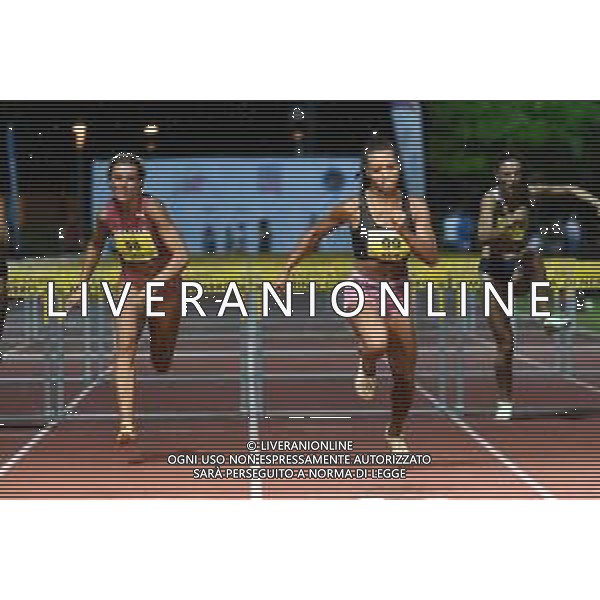 © TVRG Meeting atletica Nembro nella foto Luminosa Bogliolo (ITA) SX e Chanel Brissett (USA) DX 25mo Meeting Internazionale di atletica leggera "Citta\' di Nembro" Nembro (BG) 02-08-2022 centro sportivo Saletti foto Roberto Garavaglia/ag. Aldo Liverani sas /AGENZIA ALDO LIVERANI SAS