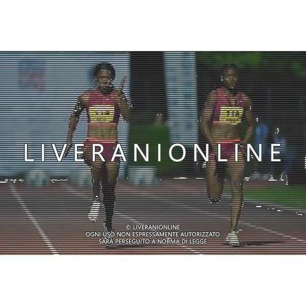 © TVRG Meeting atletica Nembro nella foto Natasha Morrison (JAM) SX e Shockoria Wallace (JAM) DX 25mo Meeting Internazionale di atletica leggera "Citta\' di Nembro" Nembro (BG) 02-08-2022 centro sportivo Saletti foto Roberto Garavaglia/ag. Aldo Liverani sas /AGENZIA ALDO LIVERANI SAS