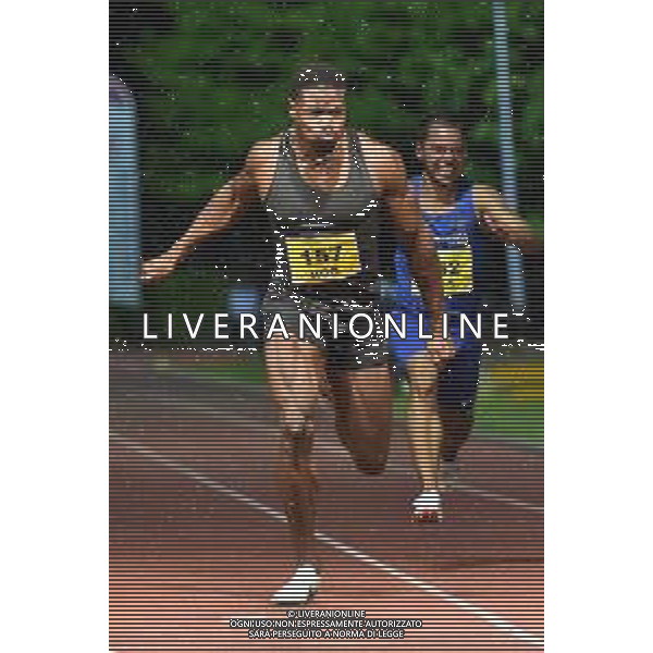 © TVRG Meeting atletica Nembro nella foto Emanuel Matadi (LBR) 25mo Meeting Internazionale di atletica leggera "Citta\' di Nembro" Nembro (BG) 02-08-2022 centro sportivo Saletti foto Roberto Garavaglia/ag. Aldo Liverani sas /AGENZIA ALDO LIVERANI SAS