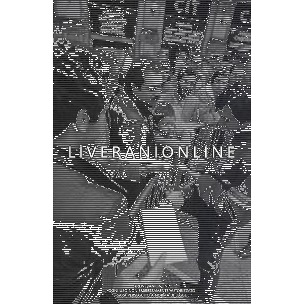 RETROSPETTIVA BRUNO GIACOMELLI PILOTA AUTOMOBILISTICO NELLA FOTO IN GALLERIA VITTORIO EMANUELE A MILANO NELL\'ANNO 1979 ©Archivio Giovanni Liverani/AGENZIA ALDO LIVERANI SAS