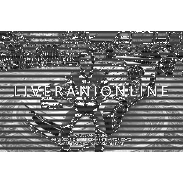 RETROSPETTIVA BRUNO GIACOMELLI PILOTA AUTOMOBILISTICO NELLA FOTO IN GALLERIA VITTORIO EMANUELE A MILANO NELL\'ANNO 1979 ©Archivio Giovanni Liverani/AGENZIA ALDO LIVERANI SAS