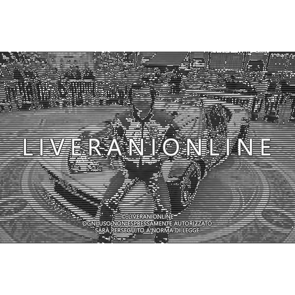 RETROSPETTIVA BRUNO GIACOMELLI PILOTA AUTOMOBILISTICO NELLA FOTO IN GALLERIA VITTORIO EMANUELE A MILANO NELL\'ANNO 1979 ©Archivio Giovanni Liverani/AGENZIA ALDO LIVERANI SAS