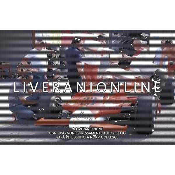 RETROSPETTIVA BRUNO GIACOMELLI PILOTA AUTOMOBILISTICO NELLA FOTO IN PISTA NELL\'ANNO 1980 ©Archivio Giovanni Liverani/AGENZIA ALDO LIVERANI SAS