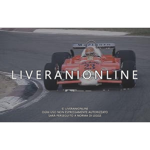 RETROSPETTIVA BRUNO GIACOMELLI PILOTA AUTOMOBILISTICO NELLA FOTO IN PISTA NELL\'ANNO 1980 ©Archivio Giovanni Liverani/AGENZIA ALDO LIVERANI SAS