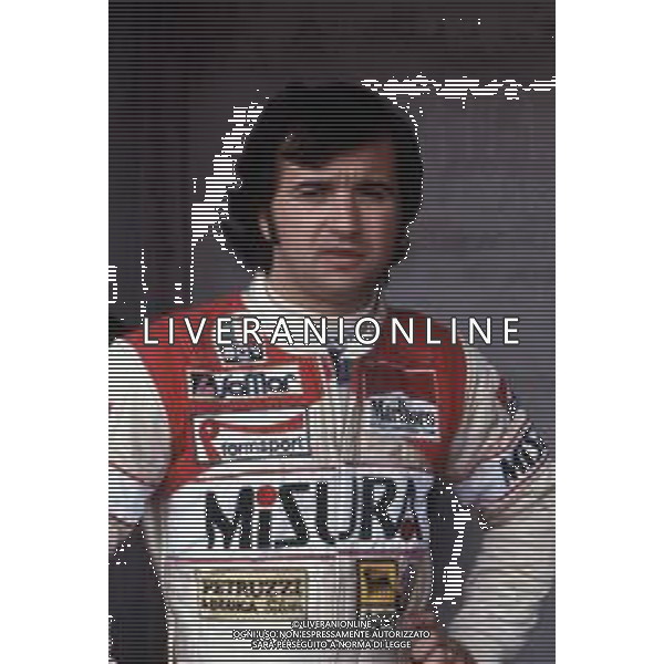 RETROSPETTIVA BRUNO GIACOMELLI PILOTA AUTOMOBILISTICO NELLA FOTO NELL\'ANNO 1981 ©Archivio Giovanni Liverani/AGENZIA ALDO LIVERANI SAS