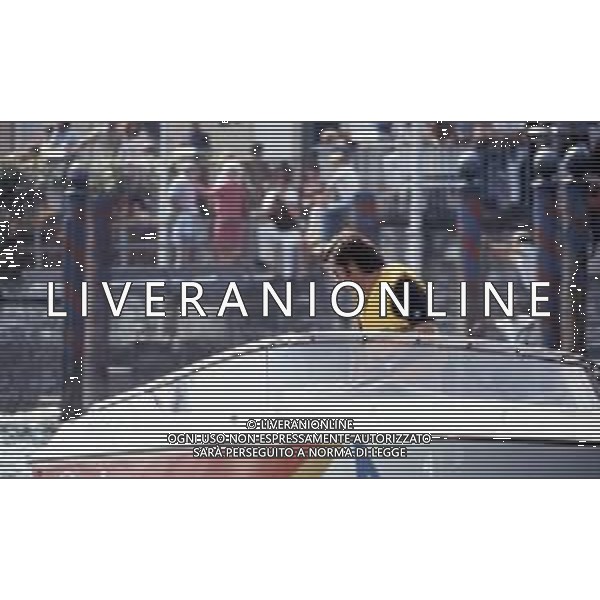 RETROSPETTIVA BRUNO GIACOMELLI PILOTA AUTOMOBILISTICO NELLA FOTO DURANTE UNA SFIDA IN MOTOSCAFO TRA PILOTI DI F1 ORGANIZZATA DA TULLIO ABBATE NELL\'ANNO 1981 ©Archivio Giovanni Liverani/AGENZIA ALDO LIVERANI SAS