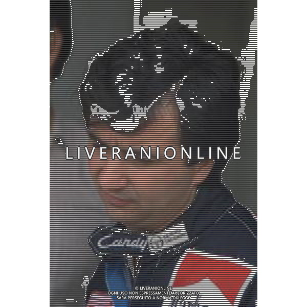RETROSPETTIVA BRUNO GIACOMELLI PILOTA AUTOMOBILISTICO NELLA FOTO CON LA SCUDERIA TOLEMAN NELL\'ANNO 1983 ©Archivio Giovanni Liverani/AGENZIA ALDO LIVERANI SAS