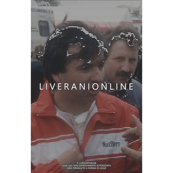 RETROSPETTIVA BRUNO GIACOMELLI PILOTA AUTOMOBILISTICO NELLA FOTO NELL\'ANNO 1985 ©Archivio Giovanni Liverani/AGENZIA ALDO LIVERANI SAS