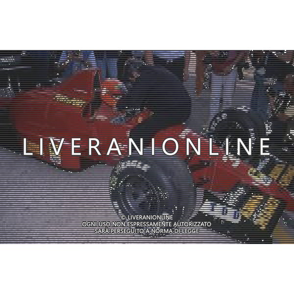 RETROSPETTIVA BRUNO GIACOMELLI PILOTA AUTOMOBILISTICO NELLA FOTO A IMOLA NELL\'ANNO 1990 ©Archivio Giovanni Liverani/AGENZIA ALDO LIVERANI SAS