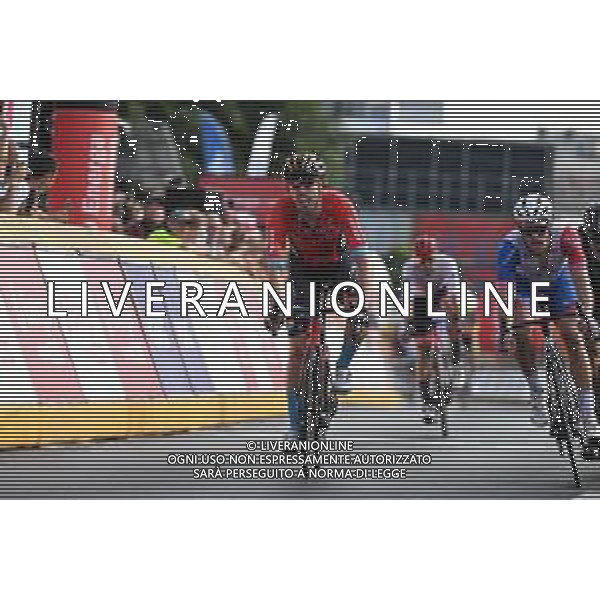 03-08-2022 Tour De Pologne; Tappa 05 Lancut - Rzeszow; 2022, Bahrain - Victorious; 2022, Groupama - Fdj; Bauhaus, Phil; Demare, Arnaud; Rzeszow; ©SIROTTI/AGENZIA ALDO LIVERANI SAS