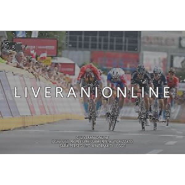 03-08-2022 Tour De Pologne; Tappa 05 Lancut - Rzeszow; 2022, Bahrain - Victorious; 2022, Groupama - Fdj; 2022, Dsm; Bauhaus, Phil; Demare, Arnaud; Arndt, Nikias; Rzeszow; ©SIROTTI/AGENZIA ALDO LIVERANI SAS