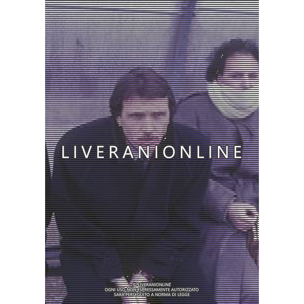 RETROSPETTIVA PIERLUIGI FROSIO ALLENATORE NELLA FOTO PIERLUIGI FROSIO ALLENATORE MONZA NELL\'ANNO 1988-1989 CON GIUSEPPE MAROTTA AG ALDO LIVERANI SAS  