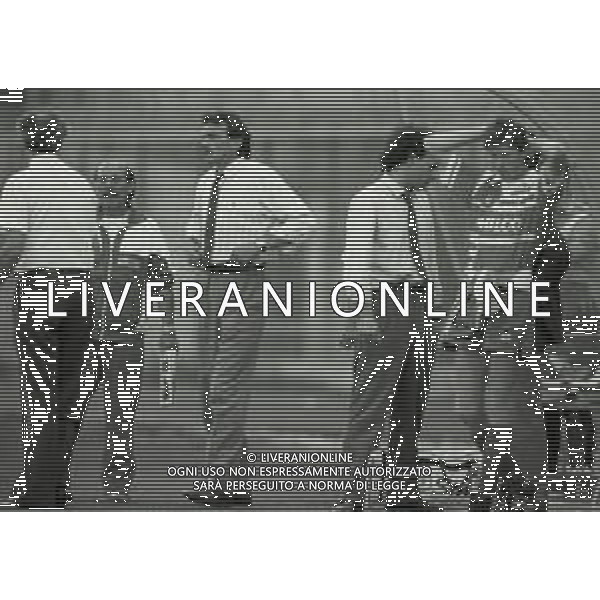 RETROSPETTIVA PIERLUIGI FROSIO ALLENATORE NELLA FOTO PIERLUIGI FROSIO ALLENATORE MONZA NELL\'ANNO 1988-1989 CON GIUSEPPE MAROTTA AG ALDO LIVERANI SAS 